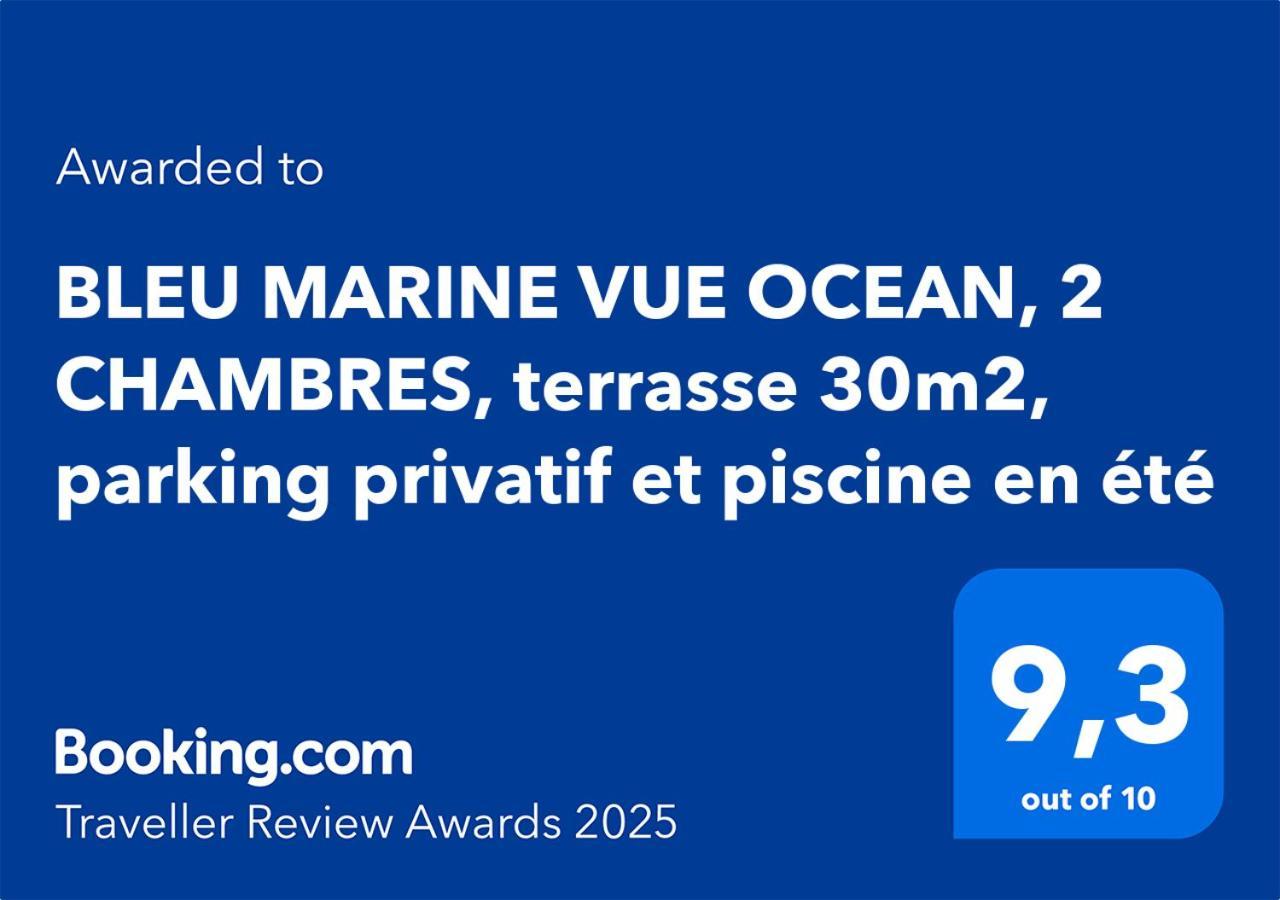 Bleu Marine Vue Ocean, 2 Chambres, Terrasse 30M2, Parking Privatif Et Piscine En Ete Lacanau Dış mekan fotoğraf